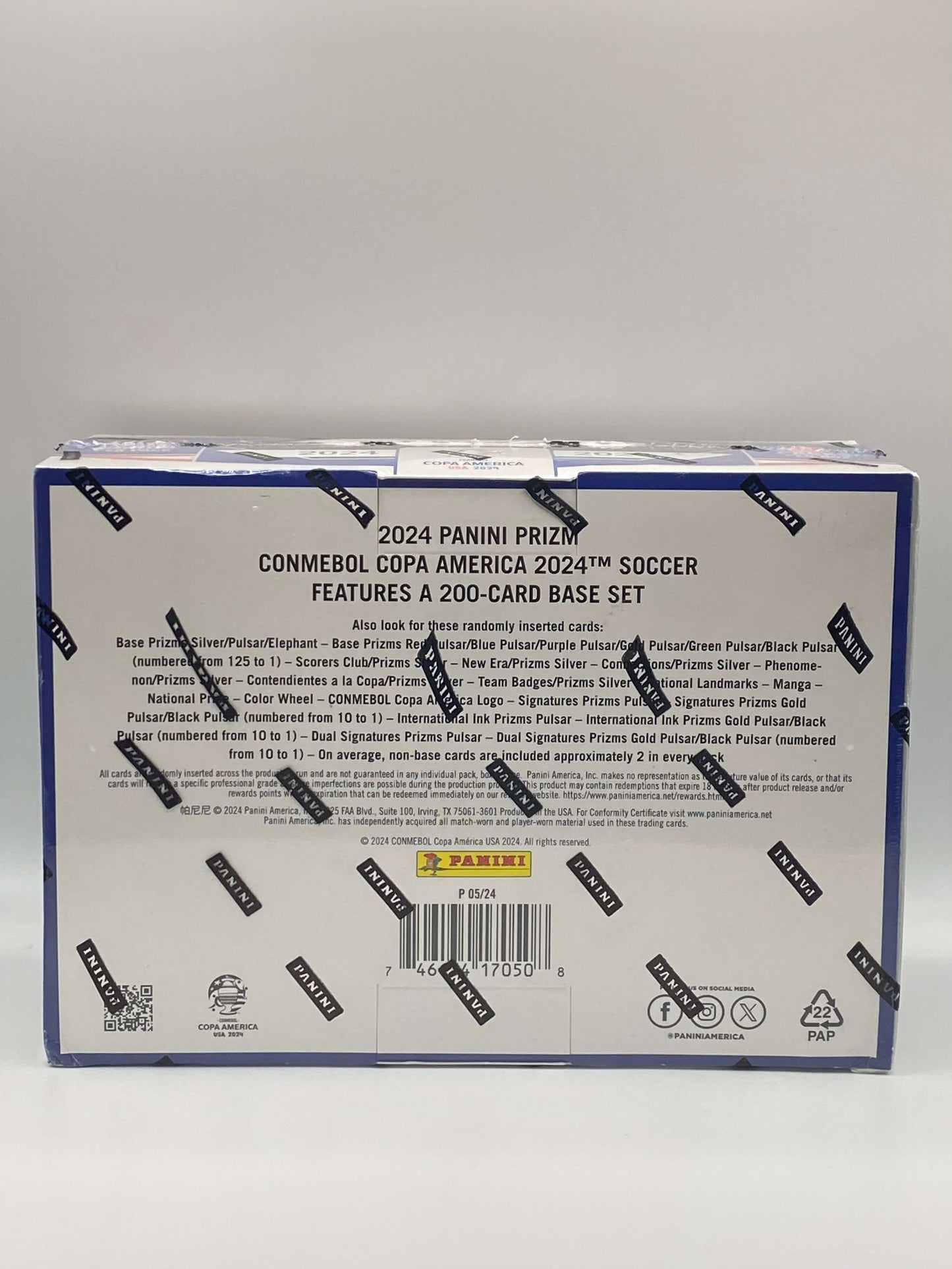 2024/25 Panini Prizm Copa América Soccer Mega Box