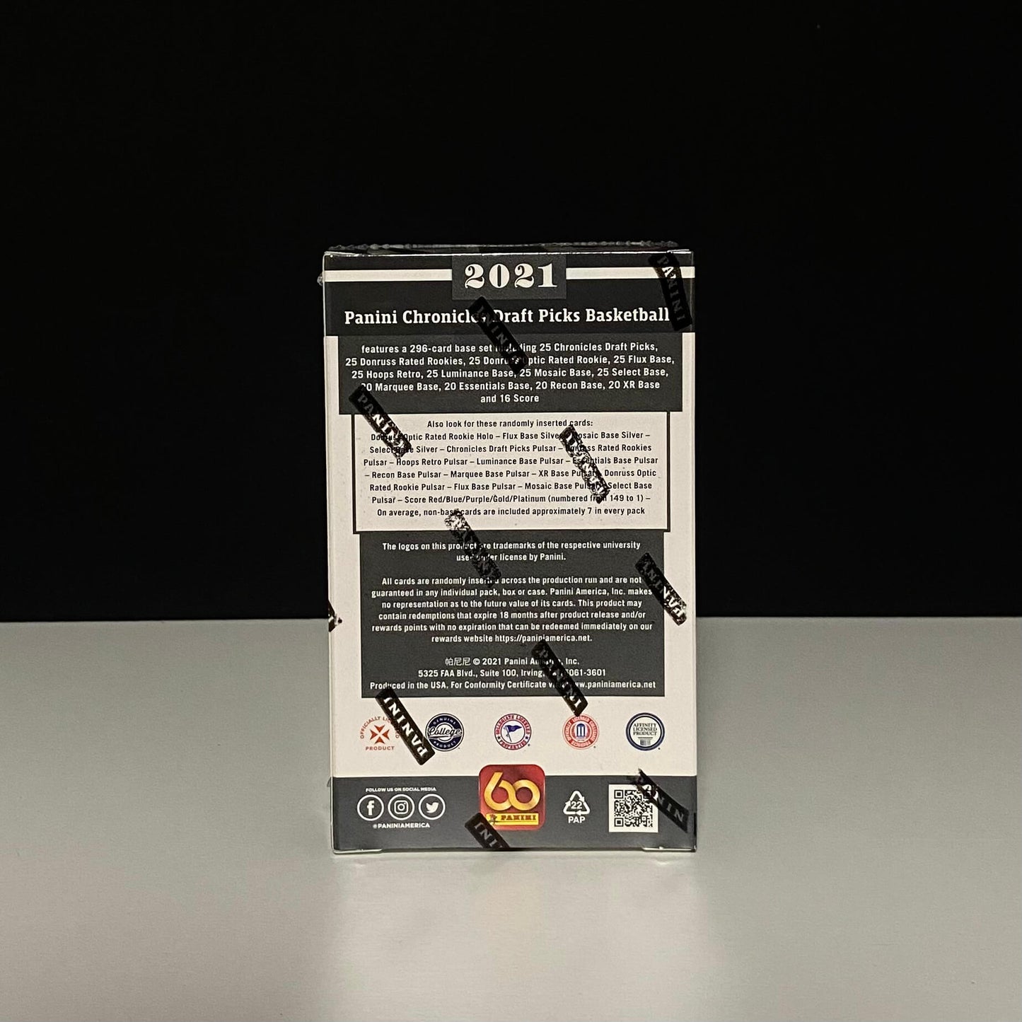 Panini Chronicles Draft Picks 2021/22 Basketball Cereal Box
