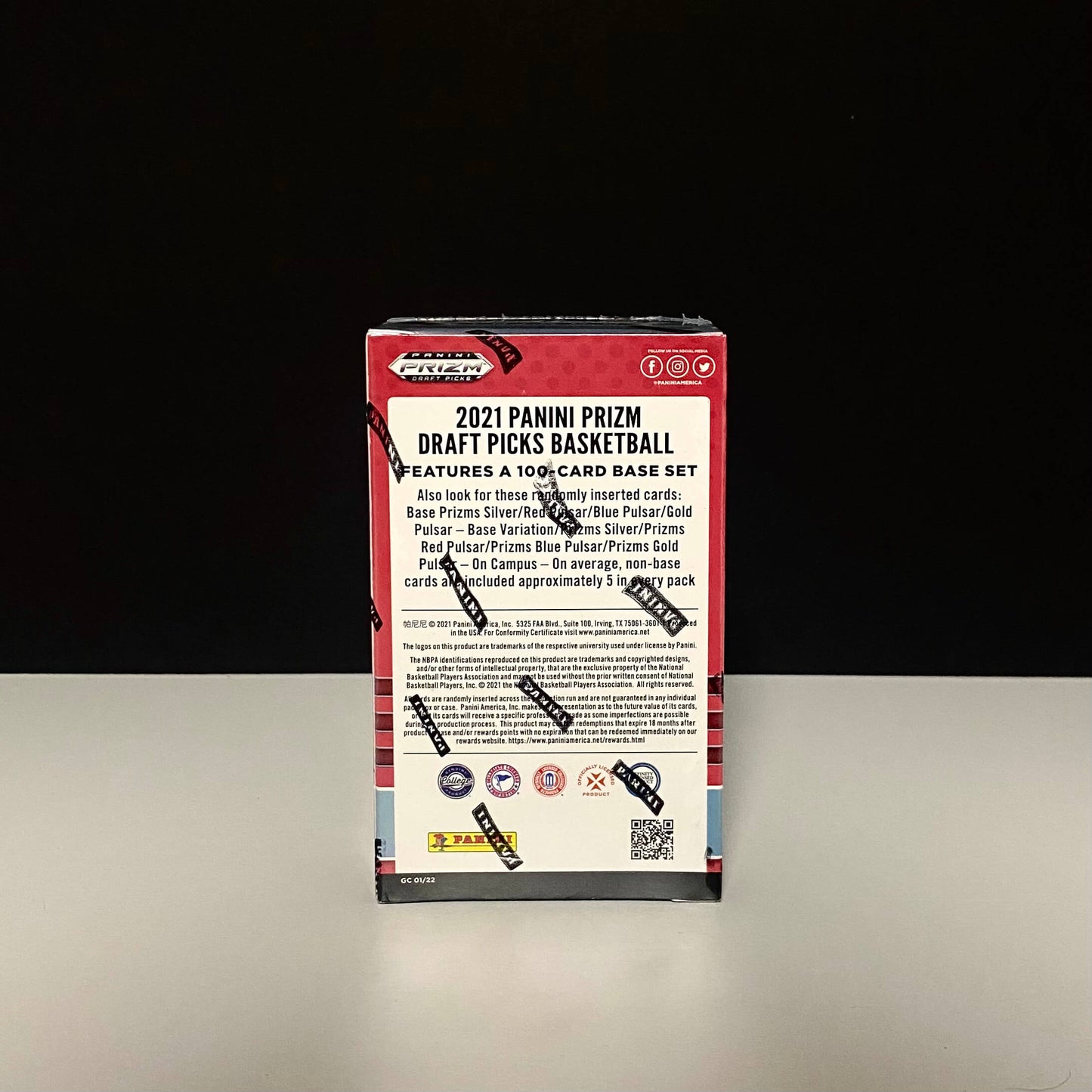 Panini Prizm Draft Picks 2021/22 Basketball Cereal Box