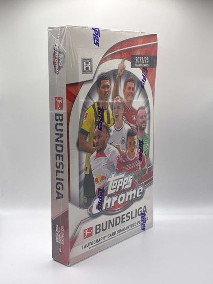 Topps Chrome Bundesliga Fußball Hobbybox 2022/23