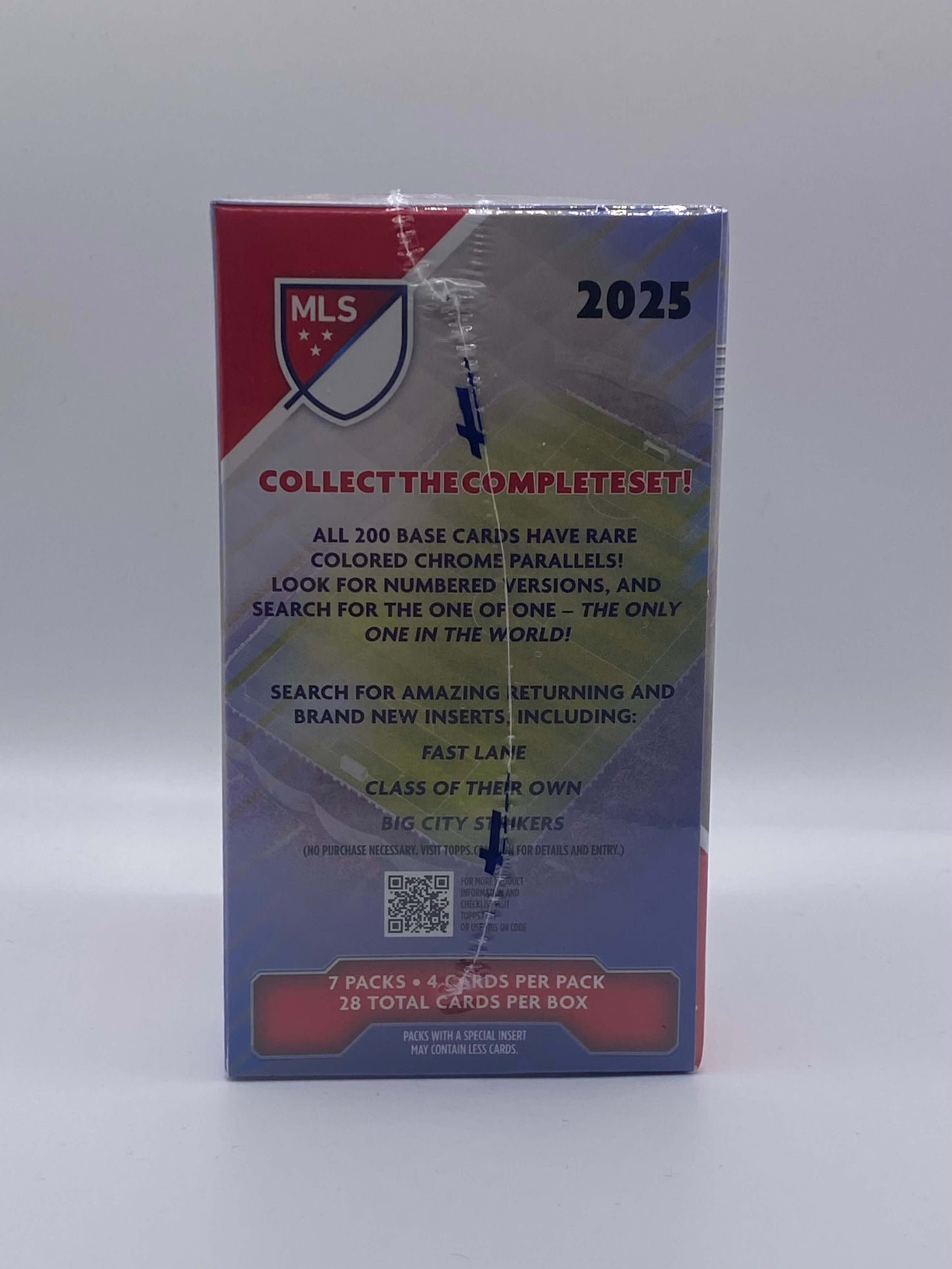 Topps Chrome MLS Fußball Blaster Box 2025