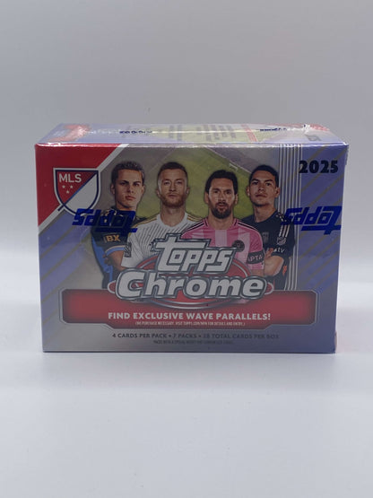 Topps Chrome MLS Fußball Blaster Box 2025