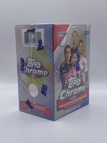 Topps Chrome MLS Fußball Blaster Box 2025