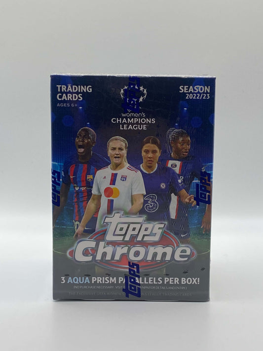 Topps Chrome UWCL 2022/23 Blaster Box Fußballkarten Frauen Champions League